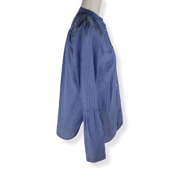 Loft The Softened Shirt pinstriped Small - Picture 2 of 4